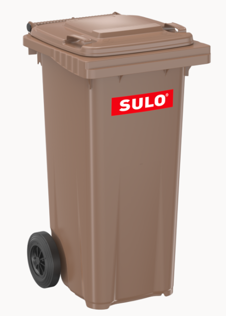 Сміттєвий бак SULO пластиковий коричневий 120л